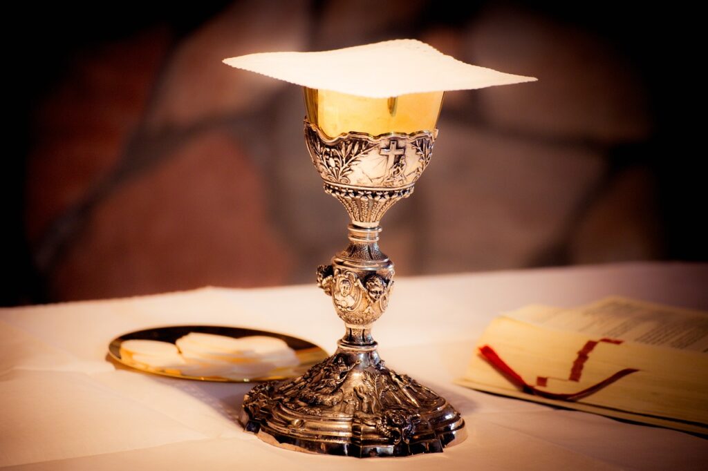 chalice, wine, prayer, mass, communion, religion, christian, holy, bread, cup, faith, christianity, religious, christ, god, symbol, church, spirituality, supper, catholic, spiritual, jesus, catholicism, sacrifice, drink, easter, believe, belief, bible, christian symbols, lord, love, sacred, worship, adoration, warm, silence, contemplation, meditation, eucharist, sacred host, brown love, brown meditation, brown wine, brown church, brown bible, brown god, brown bread, brown prayer, brown cup, chalice, communion, communion, communion, eucharist, eucharist, eucharist, eucharist, eucharist