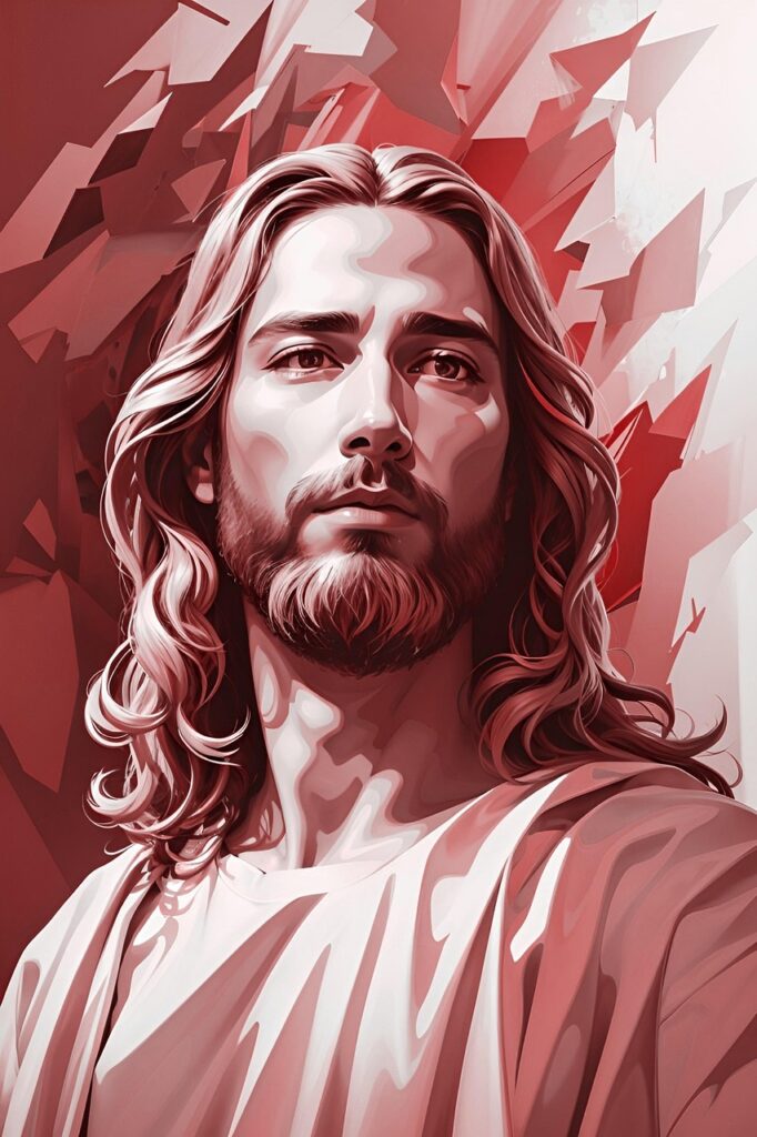 jesus, jesus christ, holy, luminous, painting, fantasy, portrait, god, son of god, modern art, artwork, digital art, hyper realistic, elegant, serene, mobile wallpaper, jesus, jesus, jesus, jesus, jesus